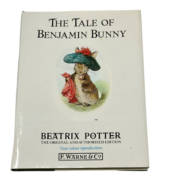 Royal Albert Benjamin Bunny Figurine Story Book Set 1989 Beatrix Potter 4 Inch - Picture 13 of 16